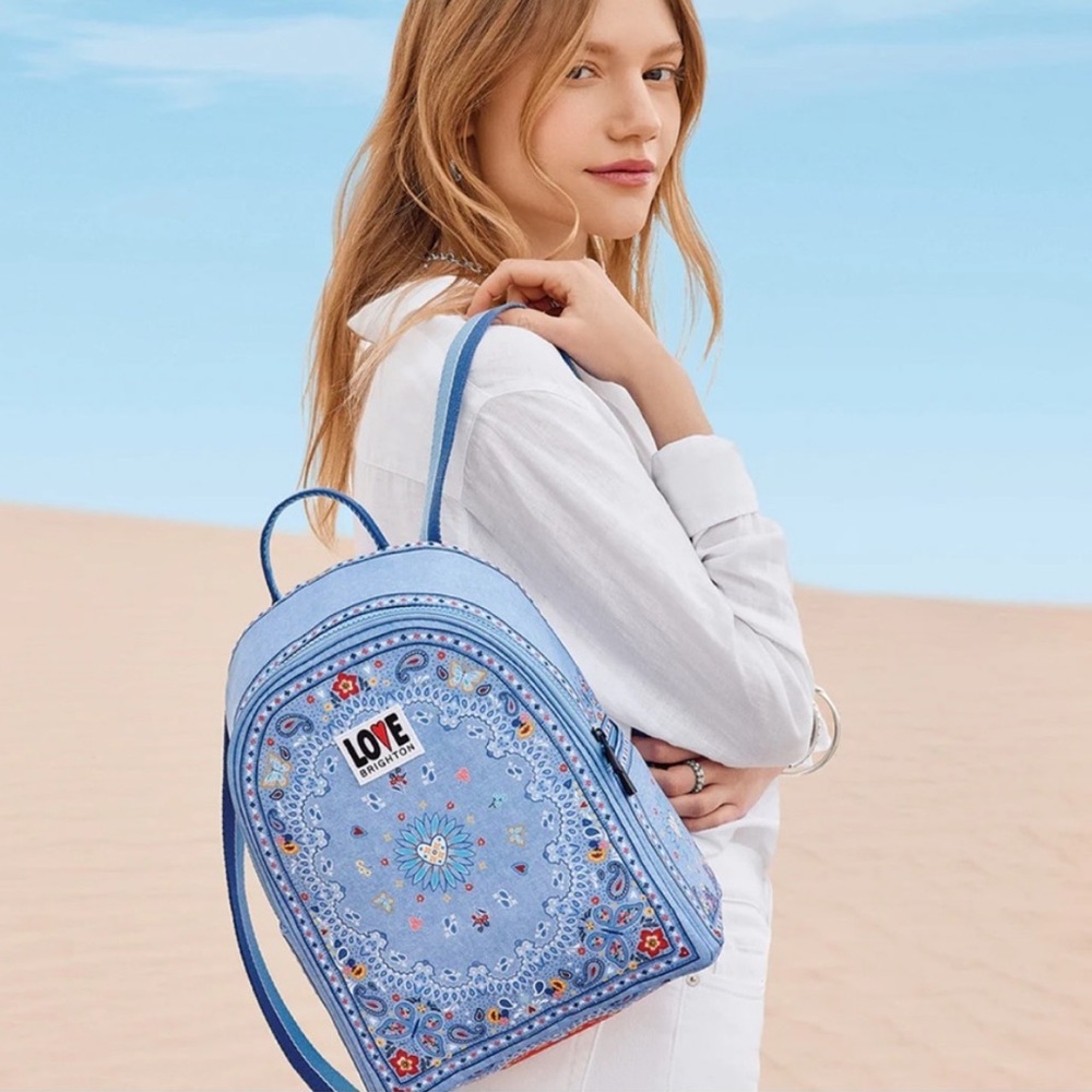 Brighton Bandana Love light blue Backpack